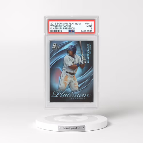 2019 Bowman Platinum Platinum Presence #PP-7 Wander Franco (PSA 9 MINT)