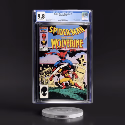 Spider-Man vs. Wolverine #1 CGC 9.8 White Pages (Marvel Comics, 2/87)