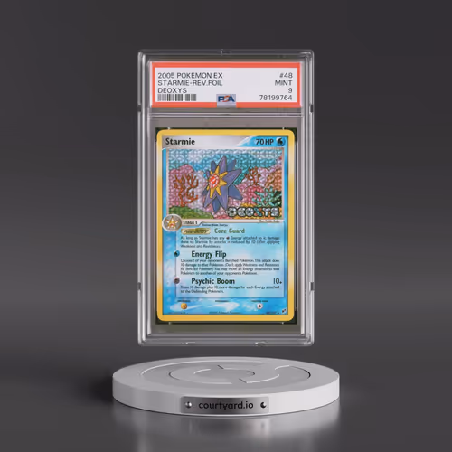 2005 Pokémon EX Deoxys #48 Starmie - Reverse Foil (PSA 9 MINT)
