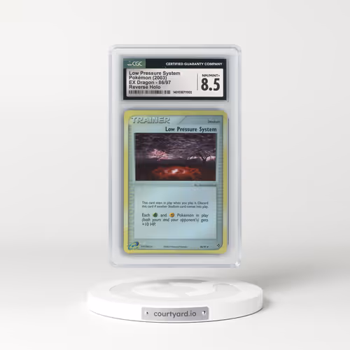 2003 EX Dragon (2003 Copyright, w/ "e" Symbol) #86/97 Low Pressure System - Reverse Holo (CGC 8.5 NM