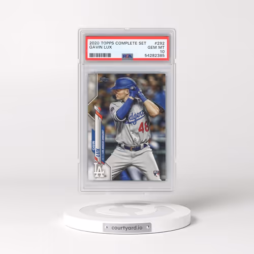 2020 Topps Complete Set #292 Gavin Lux (PSA 10 GEM MINT)