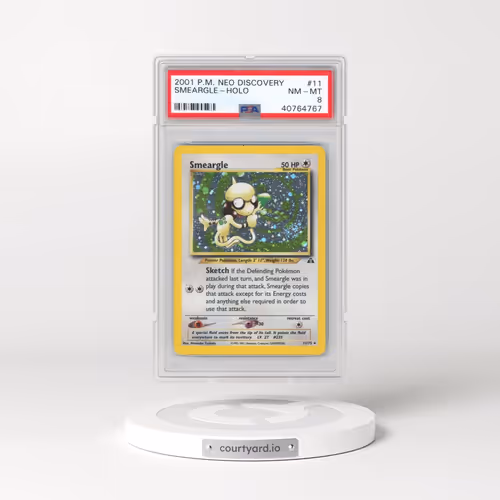 2001 Pokémon Neo Discovery #11 Smeargle - Holo (PSA 8 NM-MT)