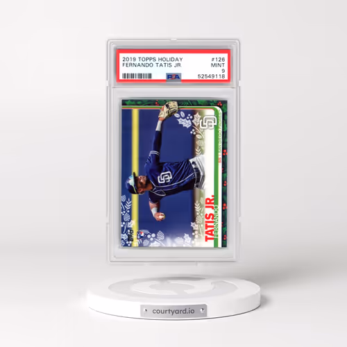 2019 Topps Holiday #126 Fernando Tatis Jr. (PSA 9 MINT)