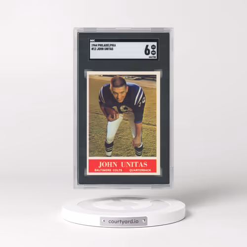 1964 Philadelphia #12 John Unitas (SGC 6 EX-MT)