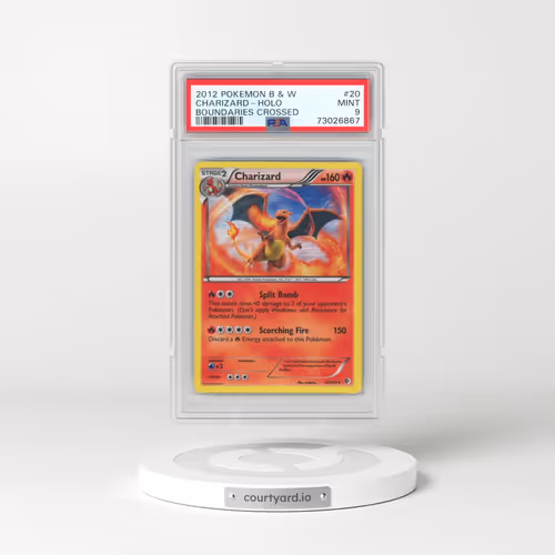 2012 Pokémon Black & White Boundaries Crossed #20 Charizard - Holo (PSA 9 MINT)