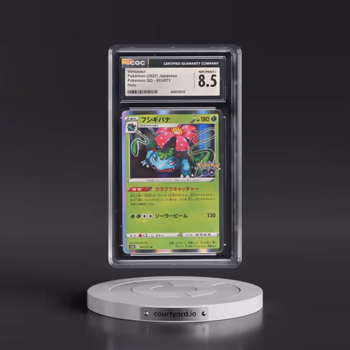 2022 Pokémon GO #003/071 Venusaur - Holo (CGC 8.5 NM-MT+)