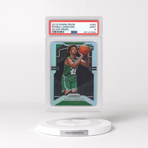 2019 Panini Prizm #260 Romeo Langford - Silver Prizm (PSA 9 MINT)