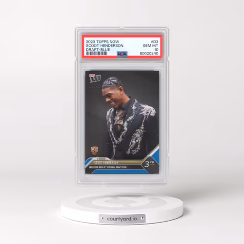 2023 Topps Now Draft #D3 Scoot Henderson - Blue (PSA 10 GEM MINT)