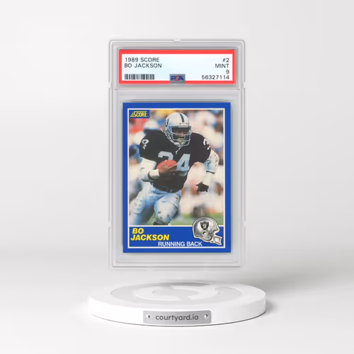 1989 Score #2 Bo Jackson (PSA 9 MINT)