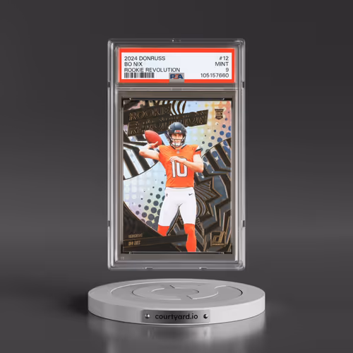 2024 Donruss #12 Bo Nix - Rookie Revolution (PSA 9 MINT)