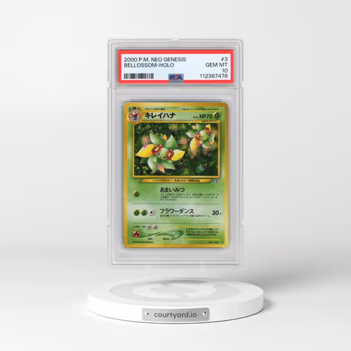 2000 Pokémon Neo Genesis #3 Bellossom - Holo (PSA 10 GEM MINT)