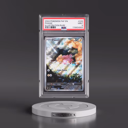 2024 Pokémon Paf EN-Paldean Fates #226 Pawmi - Illustration Rare (PSA 9 MINT)