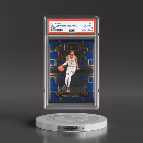 2023 Panini Select #87 Victor Wembanyama - Blue (PSA 10 GEM MINT)