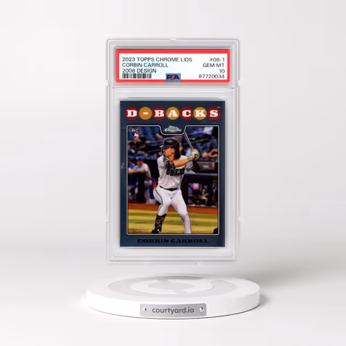 2023 Topps Chrome Lids 2008 Design #08-1 Corbin Carroll (PSA 10 GEM MINT)