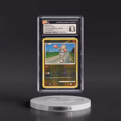 2008 Pokémon Diamond & Pearl Legends Awakened #99 Hitmonchan - Reverse Foil (CGC 8.5 NM-MT+)