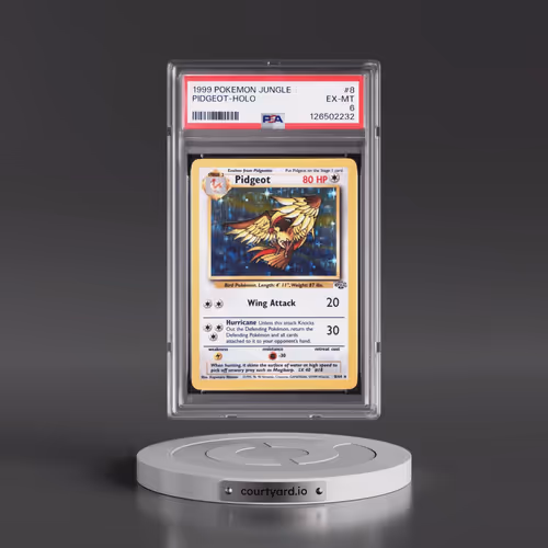 1999 Pokémon Jungle #8 Pidgeot - Holo (PSA 6 EX-MT)