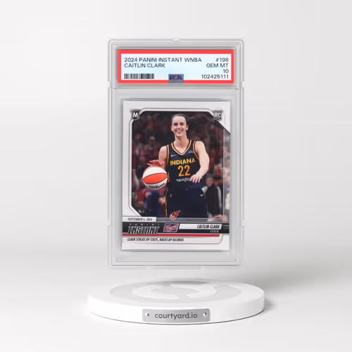 2024 Panini Instant WNBA #198 Caitlin Clark (PSA 10 GEM MINT)