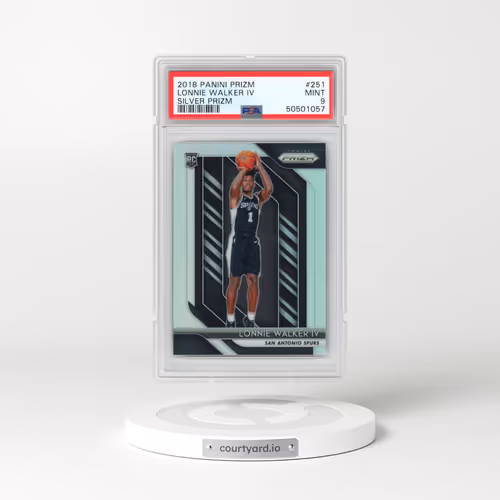 2018 Panini Prizm #251 Lonnie Walker IV - Silver Prizm (PSA 9 MINT)