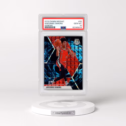 2019 Panini Mosaic #65 Anfernee Simons - Genesis (PSA 10 GEM MINT)