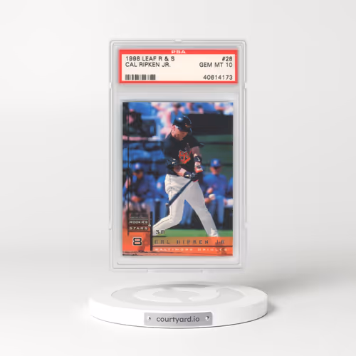 1998 Leaf Rookies & Stars #28 Cal Ripken Jr. (PSA 10 GEM MINT)
