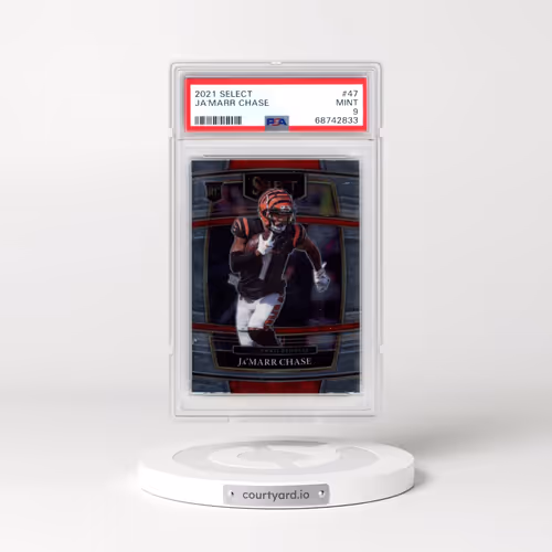 2021 Panini Select #47 JA'Marr Chase (PSA 9 MINT)