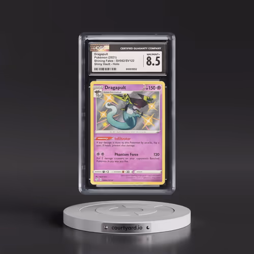 2021 Shining Fates #SV062/SV122 Dragapult - Shiny Vault Holo (CGC 8.5 NM-MT+)