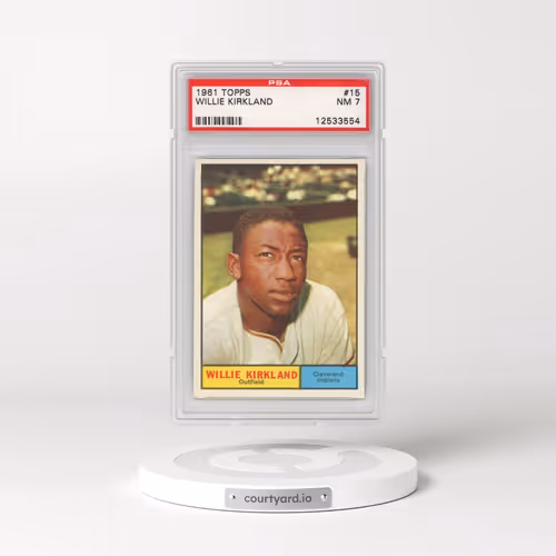 1961 Topps #15 Willie Kirkland (PSA 7 NM)