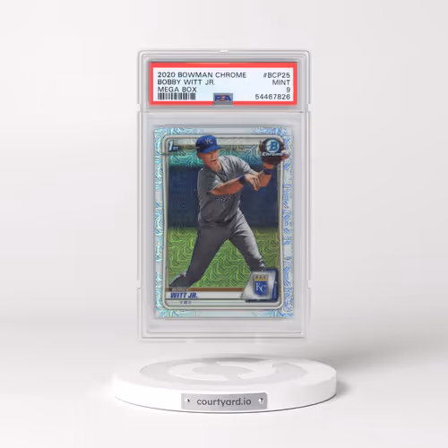 2020 Bowman Chrome Mega Box #BCP25 Bobby Witt Jr. (PSA 9 MINT)