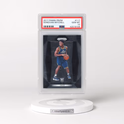 2017 Panini Prizm #117 Donovan Mitchell (PSA 10 GEM MINT)