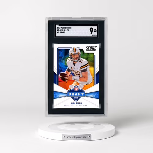 2018 Panini Score #5 Josh Allen - Nfl Draft (SGC 9 MINT)