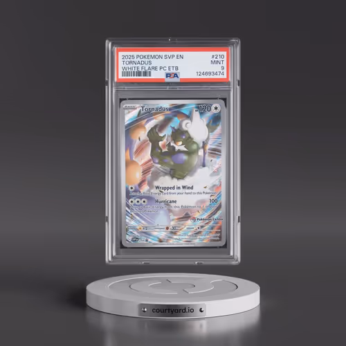 2025 Pokémon Svp EN-SV Black Star Promo #210 Tornadus - White Flare Pokemon Center Elite Trainer Box