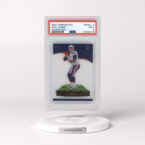 2021 Panini Chronicles Magnitude #MAG-9 Mac Jones (PSA 9 MINT)