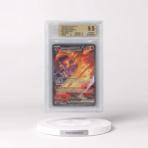 2025 Pokémon Dri EN-Destined Rivals #229 Team Rocket's Moltres EX - Holo Special Illustration Rare (