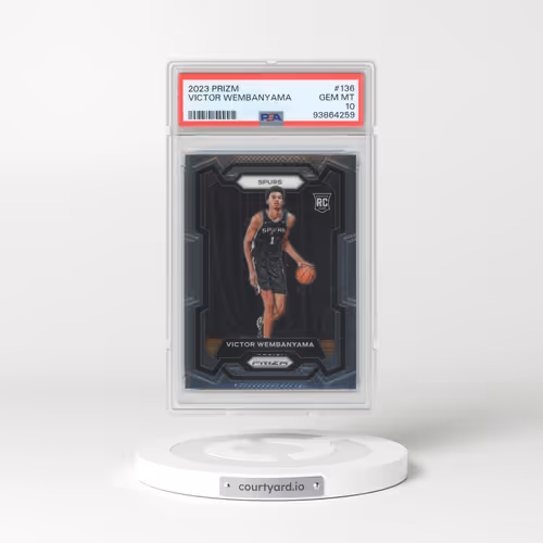 2023 Panini Prizm #136 Victor Wembanyama (PSA 10 GEM MINT)