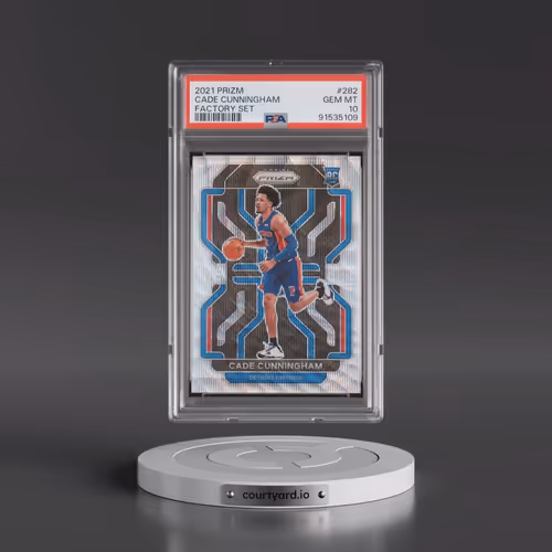 2021 Panini Prizm Factory Set #282 Cade Cunningham (PSA 10 GEM MINT)