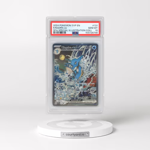2024 Pokémon Svp EN-SV Black Star Promo #131 Kingdra EX - Holo Shrouded Fable Special Illustration C