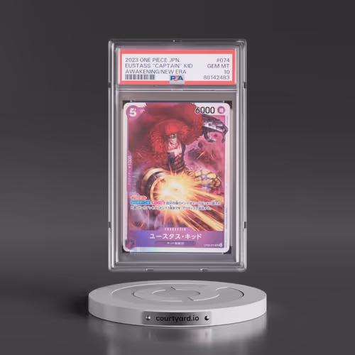 2023 One Piece Japanese Awakening of the New Era #074 Eustass "Captain" Kid (PSA 10 GEM MINT)