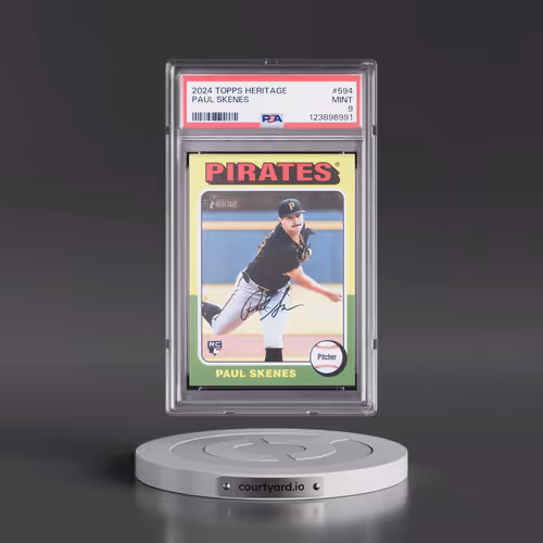 2024 Topps Heritage #594 Paul Skenes (PSA 9 MINT)