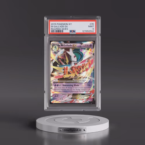 2015 Pokémon XY Roaring Skies #35 M Gallade EX - Holo (PSA 9 MINT)
