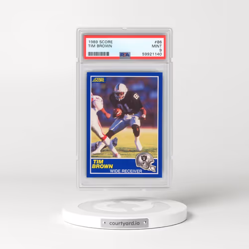 1989 Score #86 Tim Brown (PSA 9 MINT)