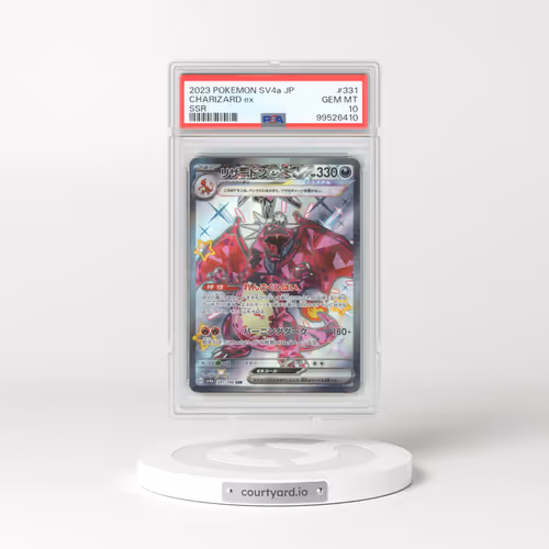 2023 Pokémon Sv4a-Shiny Treasure EX #331 Charizard EX - Holo Ssr (PSA 10 GEM MINT)