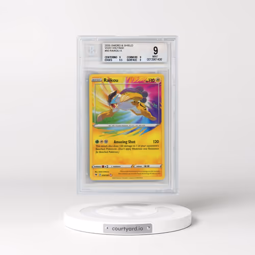 2020 Vivid Voltage #050 Raikou - Amazing Rare (BGS 9 MINT)