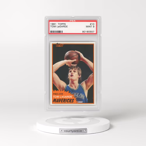 1981 Topps #10 Tom LaGarde (PSA 9 MINT)