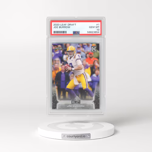2020 Leaf Draft #1 Joe Burrow (PSA 10 GEM MINT)