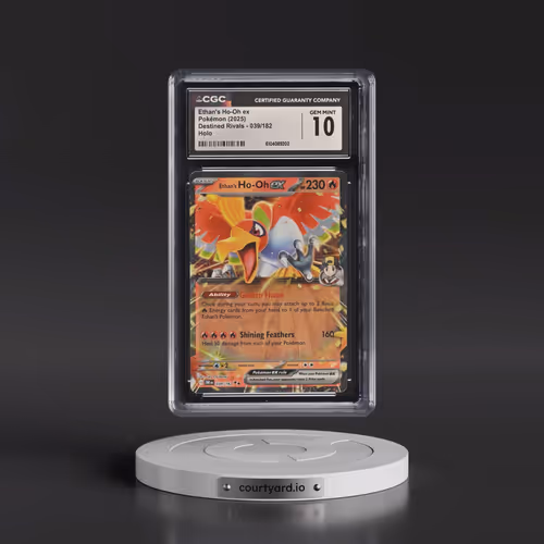 2025 Pokémon Dri EN-Destined Rivals #039 Ethan's HO-Oh EX - Holo (CGC 10 GEM MINT)