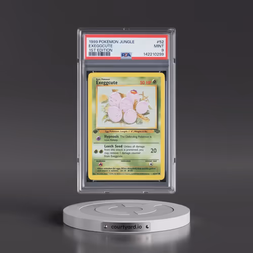 1999 Pokémon Jungle #52 Exeggcute - 1st Edition (PSA 9 MINT)