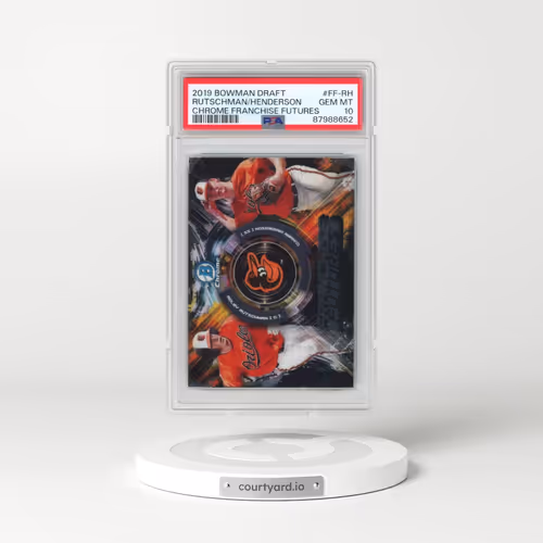 2019 Bowman Draft Chrome Franchise Futures #FF-RH Adley Rutschman/Gunnar Henderson (PSA 10 GEM MINT)