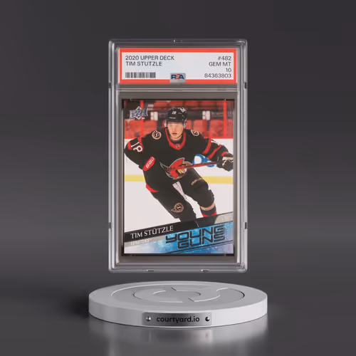 2020 Upper Deck #482 Tim Stutzle (PSA 10 GEM MINT)