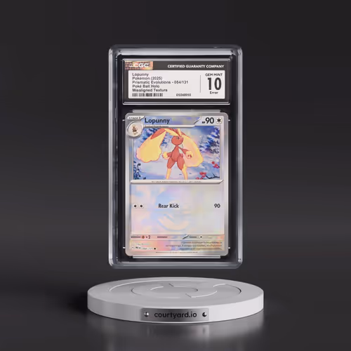 2025 Prismatic Evolutions - PRE EN #084/131 Lopunny - Poké Ball Holo (CGC 10 GEM MINT)