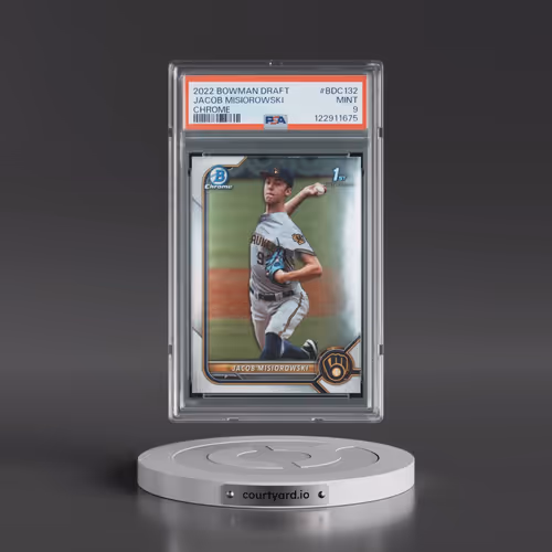 2022 Bowman Draft #BDC132 Jacob Misiorowski - Chrome (PSA 9 MINT)
